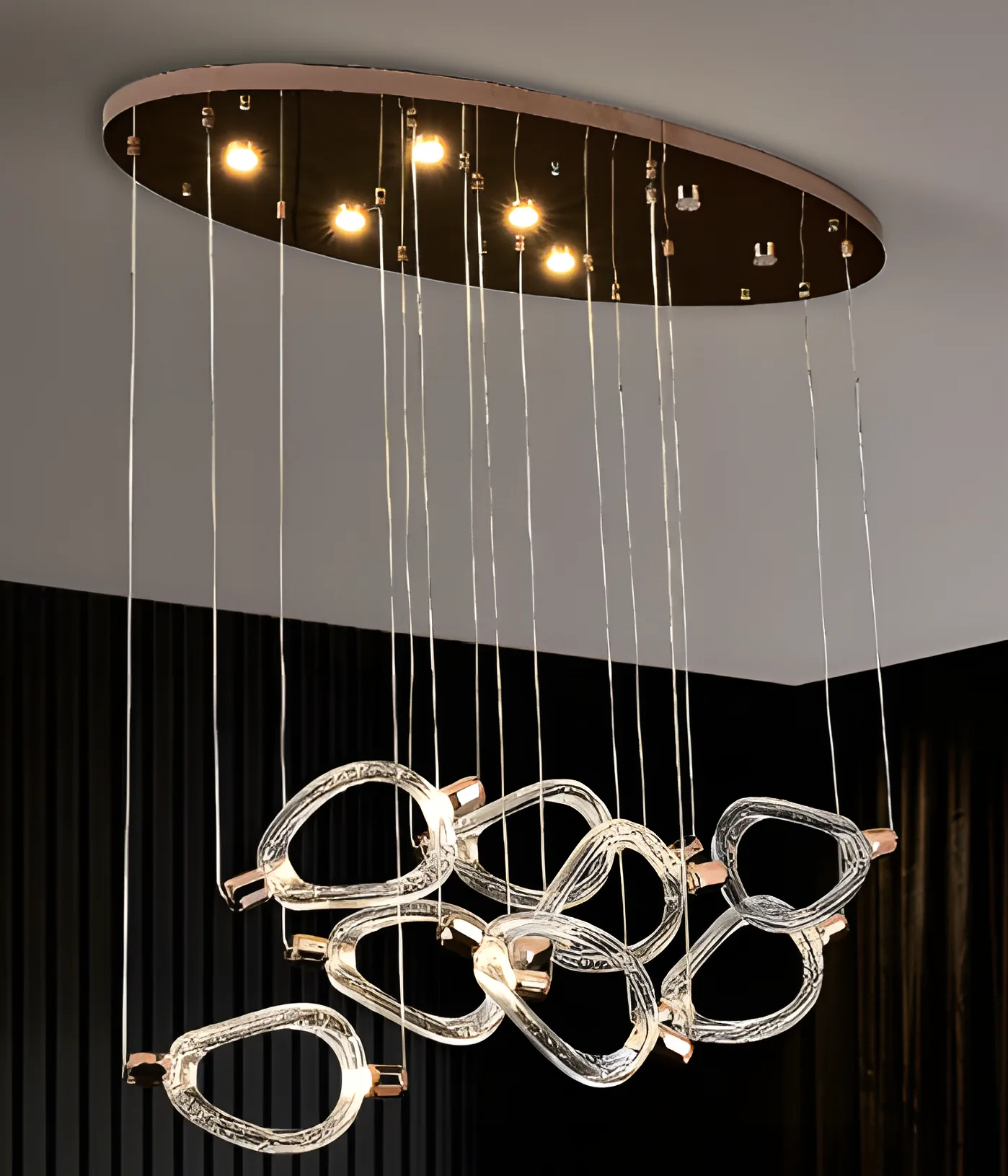 Crystal Lamp - 3308/8+7